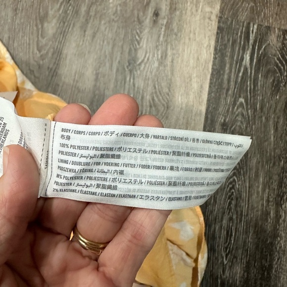 Abercrombie & Fitch Womens Floral Bird Wrap Maxi Skirt Yellow XL - Picture 6 of 8